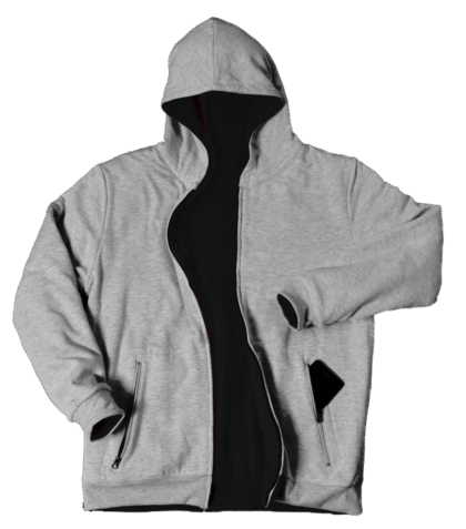 Reversible Full Zip Hoodie